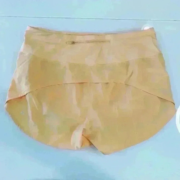 P2 Lululemon speed up short " orange size 12 - EUC worn once - Picture 2 of 6